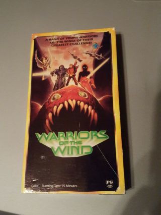Warriors Of The Wind Vhs Animated Movie 1990 R&g Starmaker Rare Oop Anime