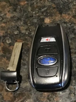 1 Oem 2017 - 2020 Subaru Outback Forester Smart Key 4 Button Remote Hyq14ahk Rare