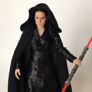 Rey Dark Side Custom Star Wars Not Sideshow Not Hot Toys 12” 1/6 Scale Tros