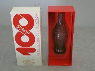 Rare 1986 Root Commemorative Coca - Cola Coke Bottle,  Centennial Celebration