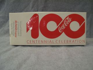 Rare 1986 Root Commemorative Coca - Cola Coke Bottle,  Centennial Celebration 2