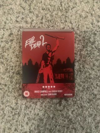 Evil Dead 2 Rare Zavvi Blu - Ray/dvd Combo Steelbook