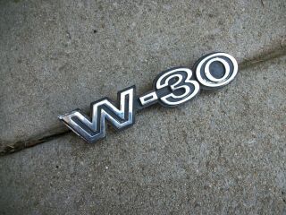1969 - 1972 Oldsmobile Oem 442 Rare W - 30 Emblem Gm 406479