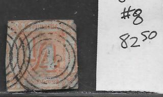 Germany Thurn & Taxis Northern States 8 Stamp From Quality Antique Album 1859