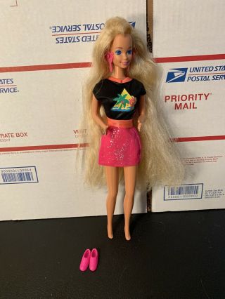 Vintage Glitter Hair Barbie 1993,  Hair Blonde,  10965