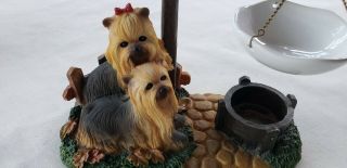 RARE Yankee Candle Yorkshire Dogs Hanging Wax Tart Warmer Puppy Mail Box 3