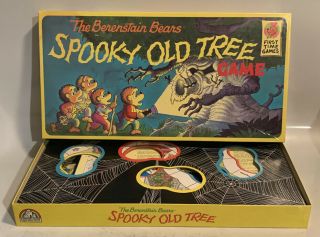 Rare Vintage 1989 The Berenstain Bears Spooky Old Tree Game Board Game Complete