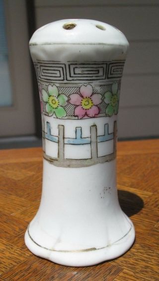 Antique Vtg Made In Japan Art Deco Hand Painted Hatpin Holder