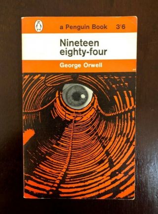 George Orwell Nineteen Eighty Four 1984 - - Rare Vintage Cover (penguin,  1963)