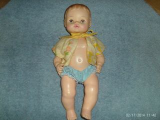 Vintage 11 In.  Soft Vinyl Plastic Jointed Horsman Boy Doll