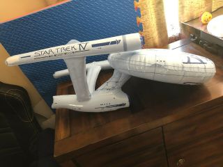 Star Trek Iv: The Voyage Home Inflatable Ncc - 1701 - Rare No Red Blue Version