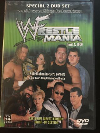 Wwf Wrestlemania 2000 Dvd Wwe Wrestling Rare 16