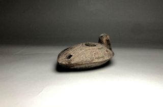 Relic Holy Land Roman Judaism Antique Clay Terracotta Oil Lamp Pottery Ancient 3