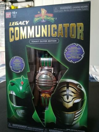 Legacy Communicator Power Rangers Tommy Oliver Edition Green/white Ranger