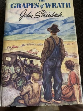 John Steinbeck The Grapes Of Wrath - 1st Ed.  (1939) Scarce In Rare Dust Jacket