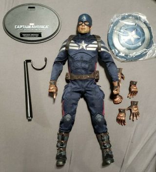 Captain America Stealth Strike Suit The Winter Soldier Hot Toys Mms 242