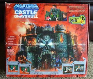 Motu,  Castle Grayskull 200x,  Masters Of The Universe,  He - Man,  Mib,  Complete,  Box