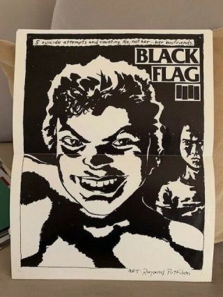 Black Flag 11x14 Vintage Poster Awesome,  Rare Henry Rollins