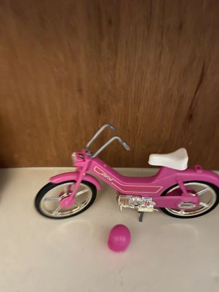 Vintage Barbie Ken Motorcycle Bike Bicycle 1983 Mattel W Helmet