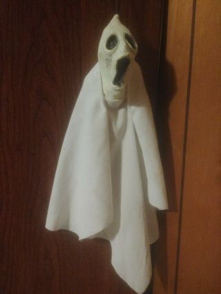 Vtg 1999 Paper Magic Group Hanging White Scream Ghost Face Rare With.  Makerstag