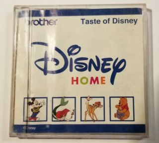 Brother Disney Emb Machine Design Card Taste Of Disney Rare
