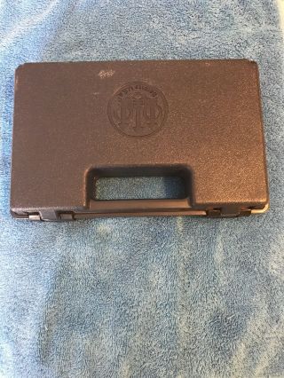 Beretta Usa 92 Pistol Blue Plastic Hand Gun Box Case Dark Navy Blue Rare Vtg