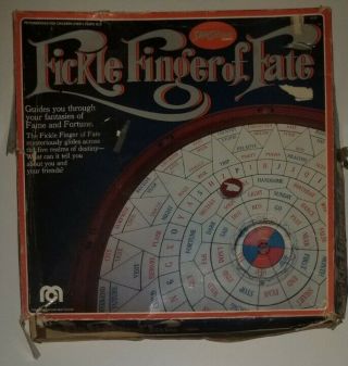 Rare 1979 Mego Game Fickle Finger Of Fate