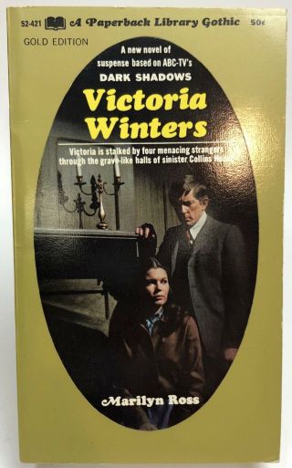 Victoria Winters Marilyn Ross Dark Shadows Tv Tie In Pb Library Gothic 52 - 421