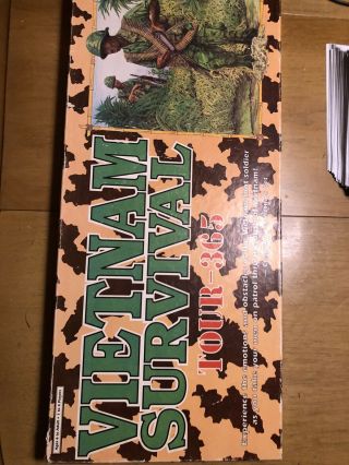 Extremely Rare Vietnam Survival Tour - 365 Board Game By Mcmets Inc.