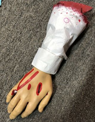 Rare Vintage Gemmy Halloween Prop Animated Severed Arm Crawling Hand