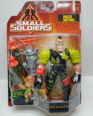 Rare Kenner Nick Nitro Commando Elite Small Soldiers Action Figure 1998