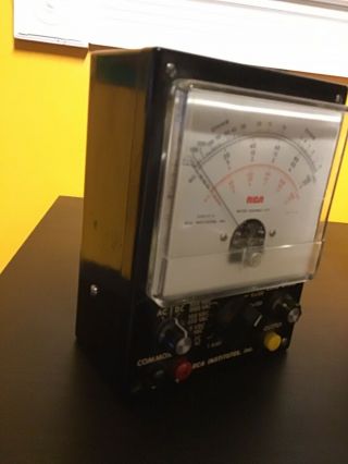 Vintage RCA Institutes Inc.  Meter Assembly Kit Volt/Ohm/Current Multimeter 3
