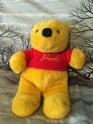 Gund Sears Disney Vintage Winnie The Pooh Bear 12” Plush Stuffed Animal Toy