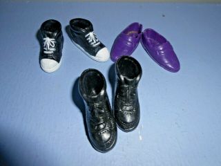 Barbie " Ken Doll " Shoes Athletic Sneakers Converse,  Loafers And Boots Vintage