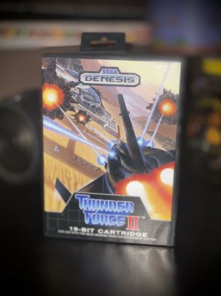 Thunder Force Ii 2 (sega Genesis) Complete Great Htf Rare