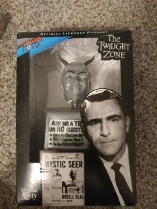 Biff Bang Pow Twilight Zone Mystic Seer Bobble Head Rare " 2009 "