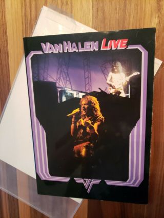 Van Halen Live (rare) Photo Book 1984