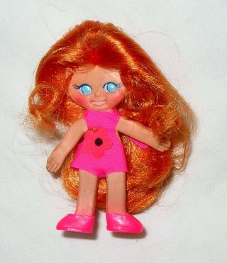 Vintage Mini Flatsy Summertime Orange Hair All Bends Sweet