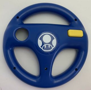 Nintendo Wii Mario Kart Toad Edition Steering Wheel Rare