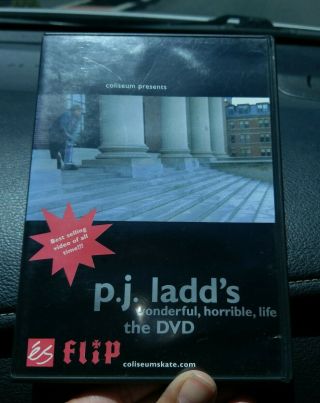 Pj Ladd’s Wonderful Horrible Life Dvd Skate Video Skateboarding Rare Htf