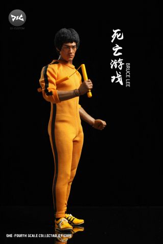 Dj - Custom 1/4 Scale Bruce Lee Game Of Death Action Figure Model Abs
