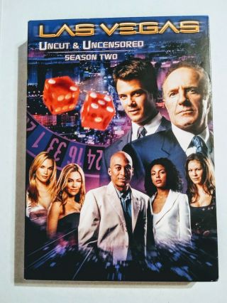 Las Vegas Second Season 2 Uncut & Uncensored (3 Disc Set) Nbc Tv Show Rare Oop