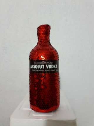 Absolut Vodka Masquerade Limited Edition Outer Skin For 700 Ml Bottles Rare