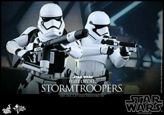 Hot Toys 1/6 Star Wars Mms319 First Order Stormtroopers Pack Set Figure