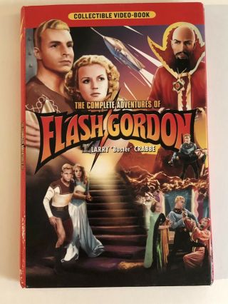 The Complete Adventures Of Flash Gordon Dvd 2013 4 - Disc Set Rare Out Of Print