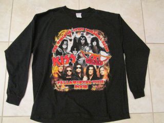 Kiss - T Shirt Concert Vintage 2003 - Xl Rare Simmons Stanley Criss Frehley