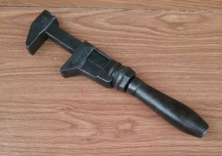 Vintage B&o Railroad Adjustable Monkey Wrench Antique Bemis & Call Wrench