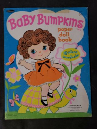 Vintage - Baby Bumpkins Paper Doll Book 1957 Whitman 1969