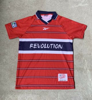 Rare Vintage 1999 Reebok England Revolutions Soccer Jersey
