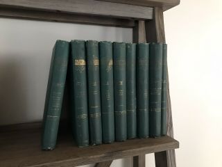 Antique The Waverly Novels Sir Walter Scott Collier Vol 1 - 9